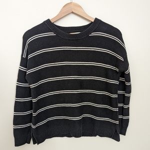 Marine Layer Black and White striped sweater small
